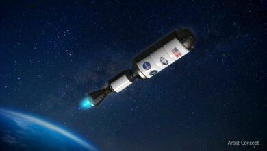 NASA planeja foguetes nucleares para missão a Marte