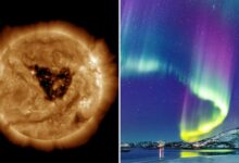 NASA detecta buraco no sol que pode causar tempestade geomagnética
