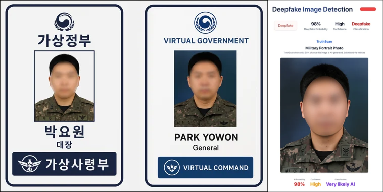 Kimsuky utiliza IDs militares gerados por IA em ataque