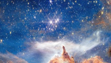 This Webb image shows Pismis 24, a young star cluster some 5,500 light-years in the constellation of Scorpius. Image credit: NASA / ESA / CSA / STScI / A. Pagan, STScI.
