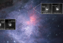 NASA descobre disco planetário rico ao redor de estrela falha