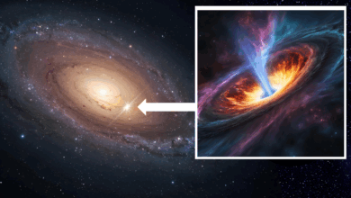 Astrônomos descobrem buraco negro em órbita de galáxia anã