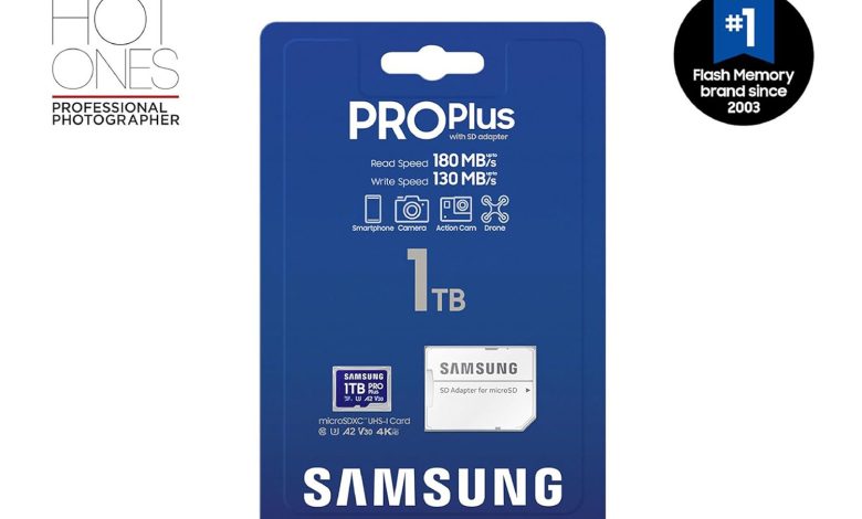 Samsung microSD 1TB fica R$ 15 mais barato para gamers
