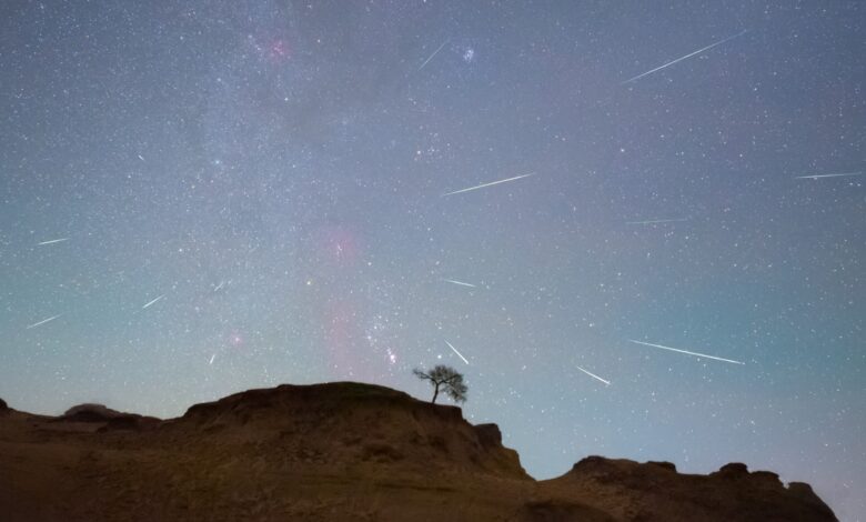 NASA observa chuvas de meteoros Orionids em outubro