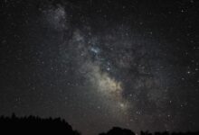 NASA observa Via Láctea em noite de lua nova em 21 set
