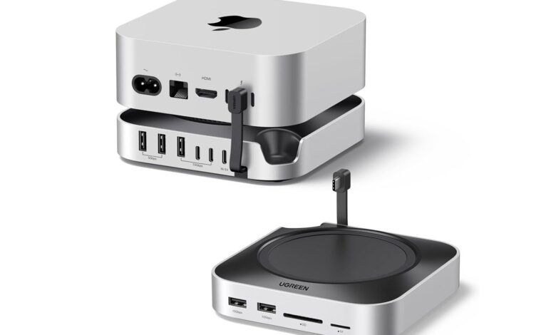 UGREEN revela dock para Mac Mini M4 com 11 portas e 8TB