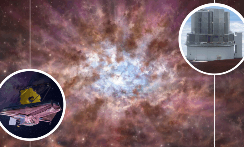 NASA identifica buracos negros supermassivos na 'Aurora Cósmica'