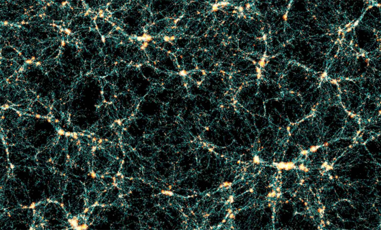 Simulação revela universo em nova escala pela NASA