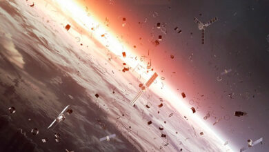 NASA propõe uso de exaustão de foguete para remover lixo espacial
