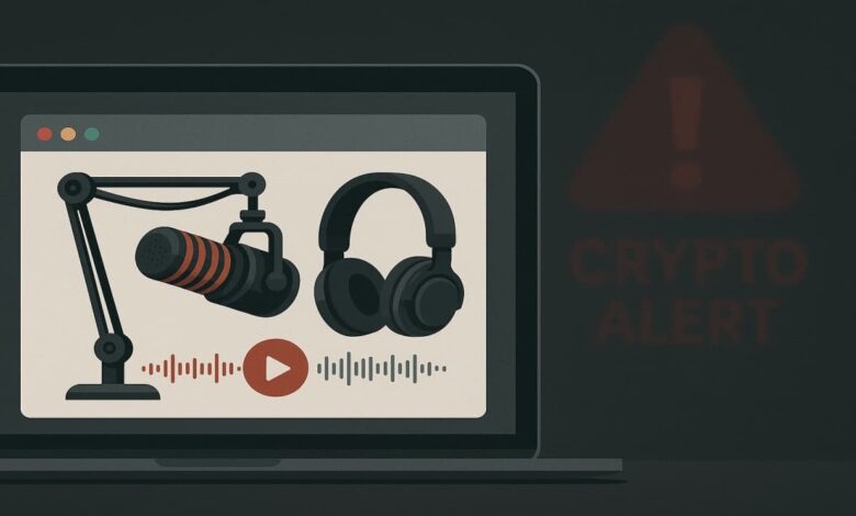 Fake Empire Podcast expõe mercado cripto a malware AMOS