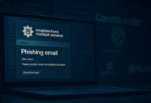 Fake emails da polícia ucraniana espalham malware CountLoader