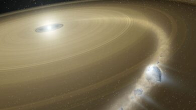 Hubble observa estrela moribunda devorando mundo similar a Plutão