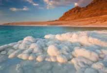 Cientistas descrevem formação de gigantes de sal no Mar Morto