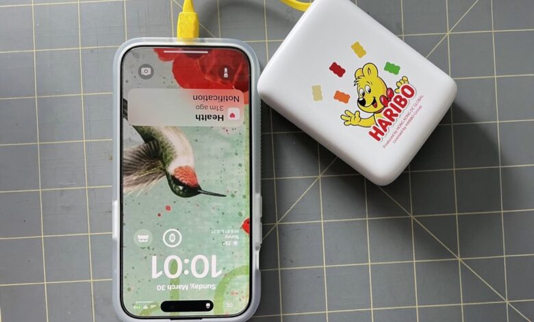 Haribo lança produto que promete ser o power bank mais leve de 20.000mAh
