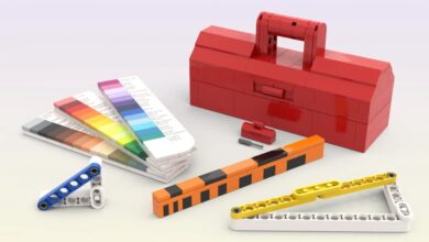 Projeto de LEGO cria caixa de ferramentas funcional com design