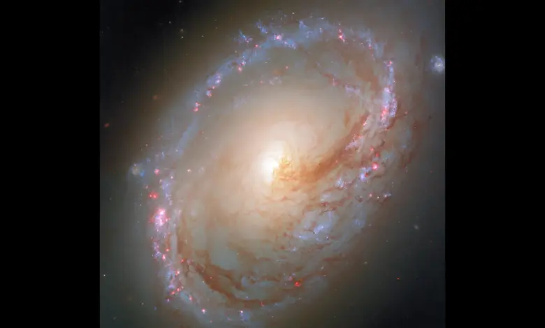 Hubble registra formação estelar em galáxia instável, mostra pesquisa