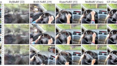 Modelo de machine learning reconstrói cenas 4D em vídeos borrados