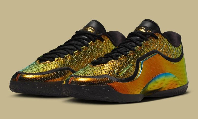 Nike apresenta design inovador com o LeBron 23 em ouro