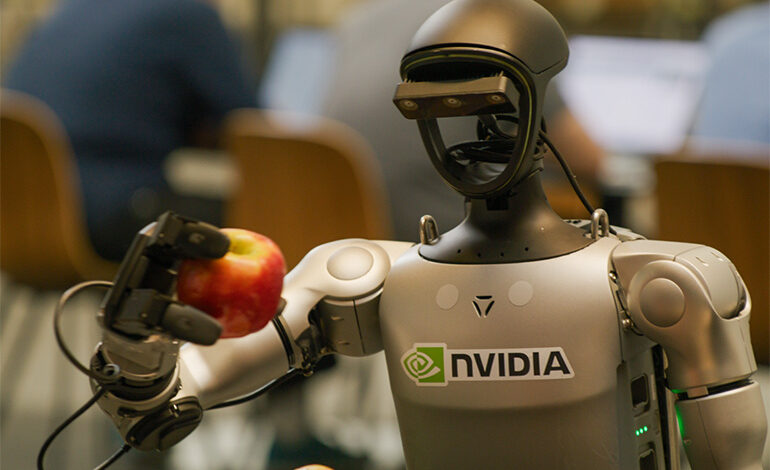 NVIDIA lança motor físico Newton e AI GR00T para robôs