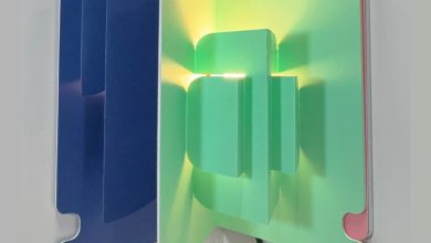 Pop-up Corner Lamp traz design minimalista para iluminação