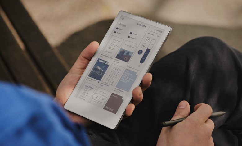 reMarkable lança notebook E Ink portátil para design focado
