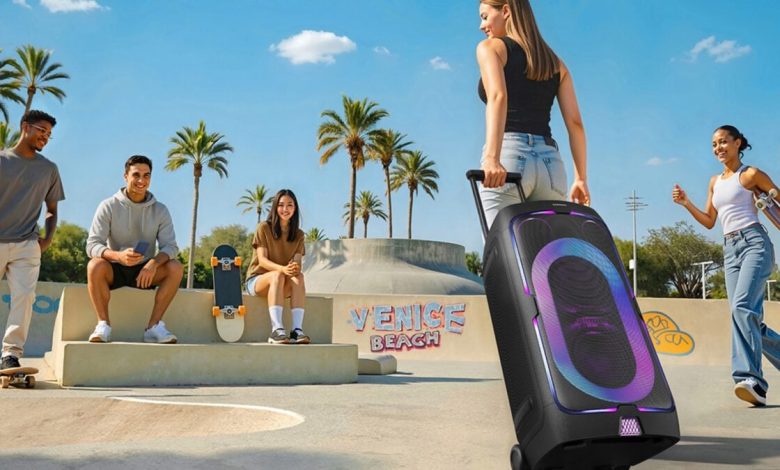 Samsung lança caixa de som para festas com gadget potente