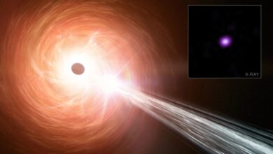 Pesquisa identifica buraco negro crescendo 2,4 vezes o limite