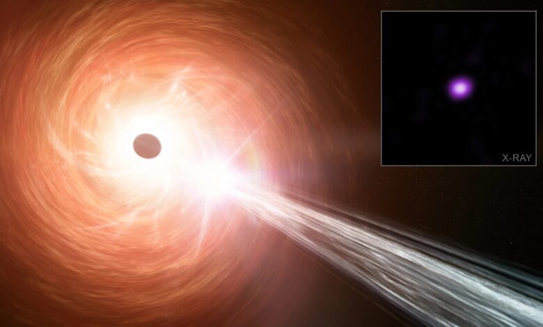 Pesquisa identifica buraco negro crescendo 2,4 vezes o limite