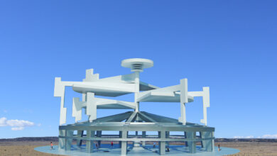 The Entangled Pavilion apresenta marco solar interativo