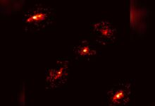 Descoberta de halo de matéria escura revela ponto enigmático do Einstein Cross