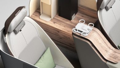 Flowing Oasis transforma cabine de carro em espaço modular