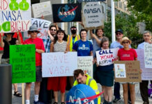 NASA recebe apoio de legisladores em protesto de funcionários
