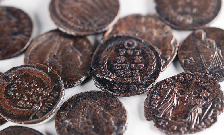 Arqueólogos revelam descoberta de moedas de 1.600 anos sob Galileia