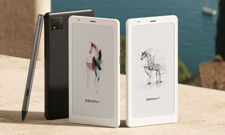 BOOX inova com P6 Pro que tem E Ink colorido e 5G