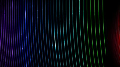 Telescópio captura espectros arco-íris de estrela binária