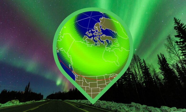 NASA prevê auroras em mais de 7 estados dos EUA hoje