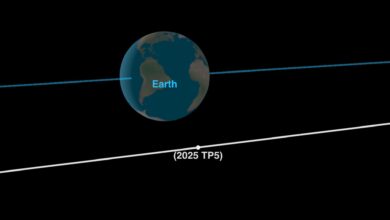 NASA registra asteroide que passa a 67 mil km da Terra