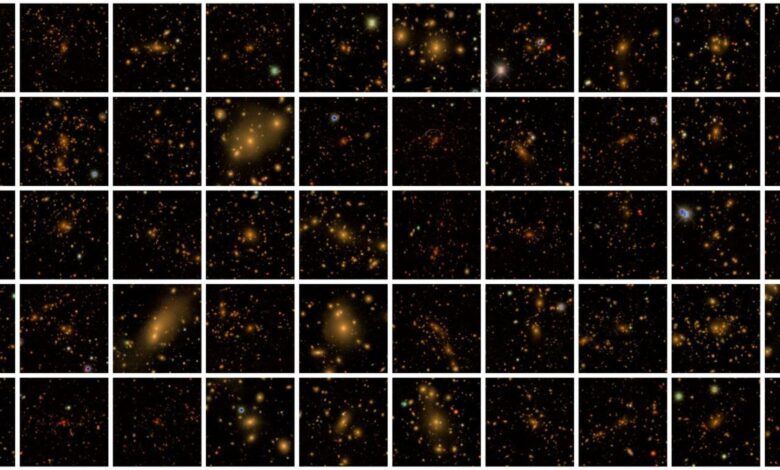 NASA divulga maior catálogo de aglomerados de galáxias