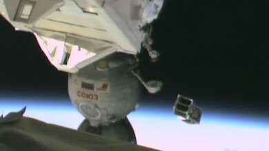 Satélites japoneses escapam da ISS antes da destruição
