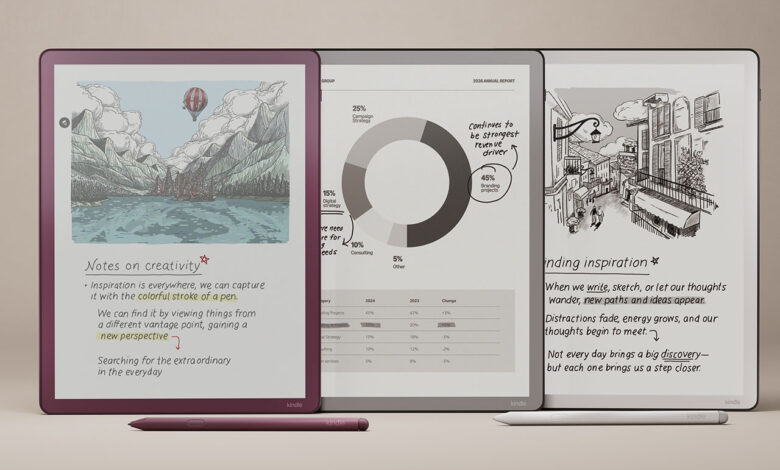 Amazon lança Kindle Scribe 2025 e revoluciona design de leitura