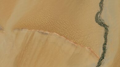 NASA captura imagem impressionante no rio da órbita 2025