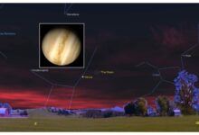 NASA observa lua e Vênus em órbita matinal em 19 de outubro