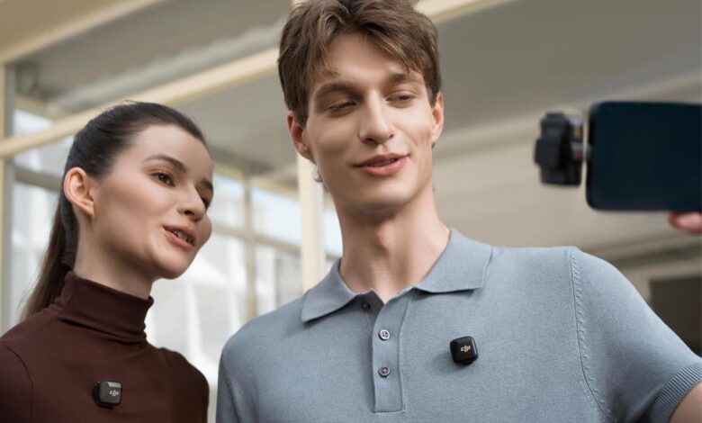 DJI lança combo de microfone com transmissão para streaming