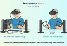 Fundamental XR lança Fundamental Touch para haptica sem fio
