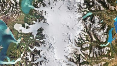 Satélites da NASA monitoram derretimento de geleiras na Patagônia