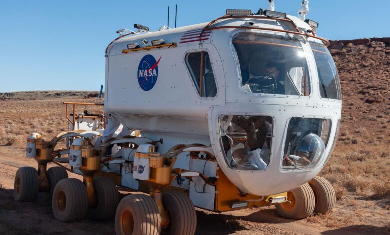 NASA testa rover lunar em deserto do Arizona em 2025