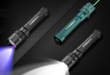 Lanterna EDC revela design inovador com luz UV integrada