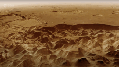 Satélite capta Xanthe Terra em estudo inédito de Marte