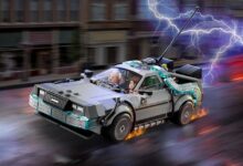 LEGO apresenta DeLorean acessível com novo design inovador