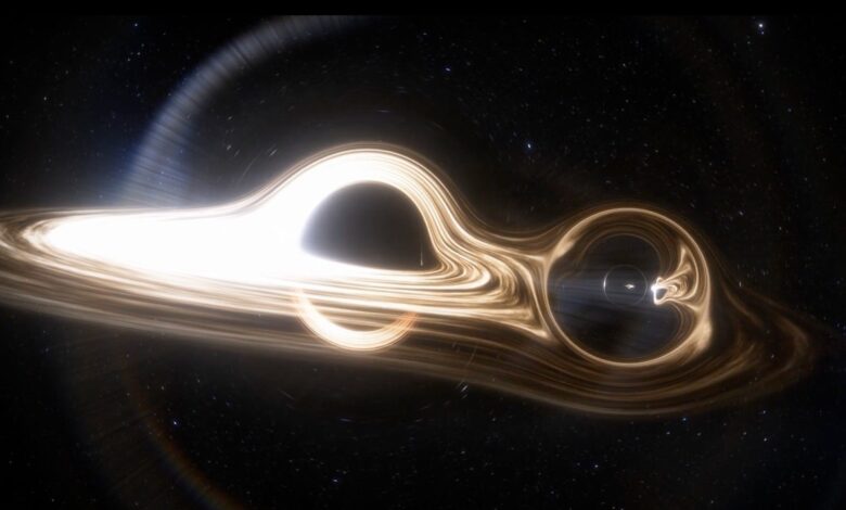 Astrônomos registram em pesquisa dois buracos negros em órbita